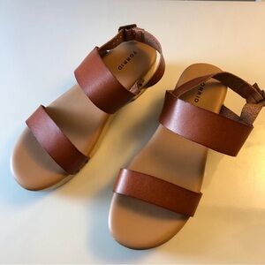 Torrid Brown Leather Sandals